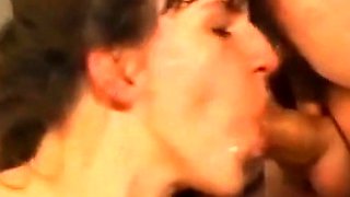Cum Swallowing Amateur's Play With Old Master