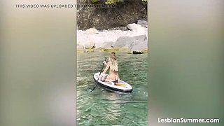 Behind the Scenes: Hot Lesbian Babes in Bikinis on Vacation