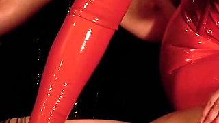 Femdom Lesbian Subgirl Train in Latex Pussy Masturbation Free Porn Video