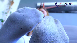 Double College Girls Foot and Sock Domination POV