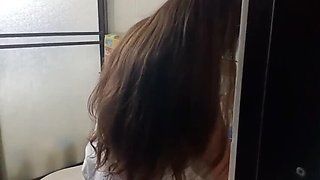 Giant Camel Toe Colombian Sister-in-law Valery Saenz: Amateur Maid Loves Cleaning and Cock