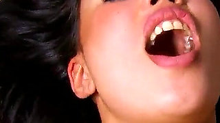 Curvy Latina teen Karmen with hairy pussy ass fucked by step dad