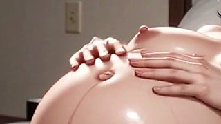 9 Months Pregnant Hairy Pussy Masturbation - Extremely Horny & Wet Bush