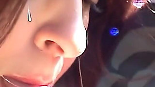 Car Park Backseat Blowjob