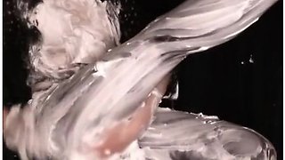 Naughty Secretary Is Covered In Shaving Cream
