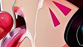 60 Frames, 1080p, D.va the Second Episode, the Innocent and Adorable Dva, Along with a Perfect Artful Oral Sex Scene. Blowjob,