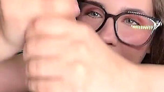 Thick Tatted Nerd Mandi Love Titty Fucks Jmac's Hard Cock