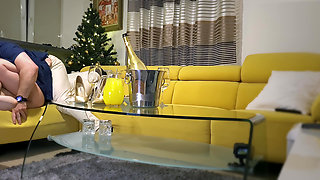 Merry Christmas and Happy New Year, Last Hot Romantic Sex of the Year, at the New Year's Party with Dada Deville