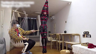 Mz11-latex Suit Restraint and Whipping