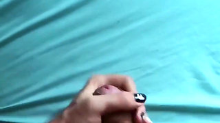 Morning just out of bed jerking off