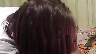 She Swallows His Load After a Long Wet Blowjob - Real Amateur Couple