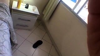 Amateur big ass brunette teen with