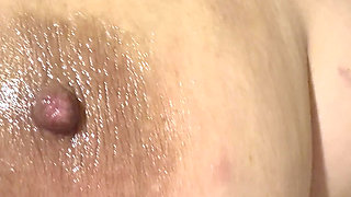 oils her huge tits very delicious that nipple