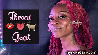 Throat Goat Gets a Big Black Dick