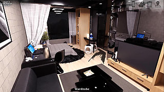 Amnesia: horny sexy MILF masturbates in the bathroom s2ep.14