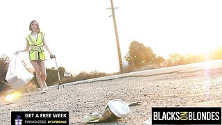 Doggystyle clip with crazy Isiah Maxwell and Aliya Brynn from Blacks On Blondes