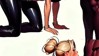 (4k) Ai 3D Animated - Hot Blonde Slut BBC Interracial Sucking and Fucking (ai Visuals X)