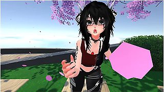 VR strip dance fun in virtual chat rooms