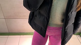 MY BOYFRIEND and I had a QUICKIE in a PUBLIC TOILET during