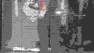 Invisible Cam in the Hotel Bathroom, Watch on the Pregnant Redhead Woman in the Hotel Bathroom with Window