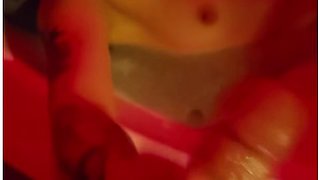 Cute Wife Couldnt Resist My Big Dick While She Was Taking A Bath, Huge Cumshot