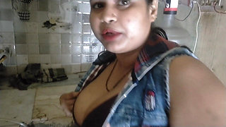 Horny Stepmom Fucked Hard by Stepson in the Kitchen Taboo Creampie