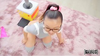 Asian Gal Lulu Chu Gets Screwed In The Living Room