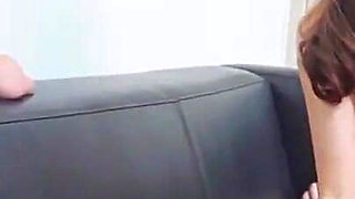 Female Co-worker Gives Man Blowjob in Office