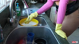 Stepmom fun: Blowjob, Doggy  Missonary Porn