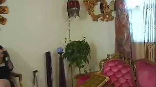 Smoking hot chick loves getting spanked by her master