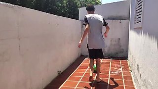 Brazilian Stepsister Tiffany Montavani Fucks Brother Erick Rosa in Car After Soccer - Amateur Blowjob, Doggy Style & Anal Sex