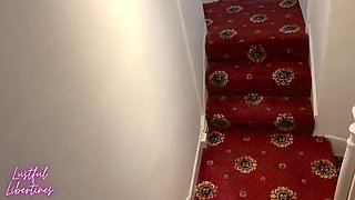 Boys Night In With Stepmom - Hairy British MILF Blowjob