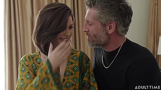 Gets Her Pussy Eaten By An Old Man - Dharma Jones