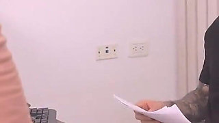 POV Cumshot - I Pleased My Furious Boss with a Sloppy Blowjob and Rode His Big Cock Until He Came in My Mouth