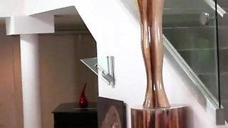 Hot lesbian action with two horny brunette