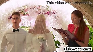 Sexy Bride Gets Fucked on Her Wedding Day