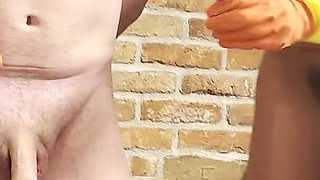 Femdom Ball Slapping