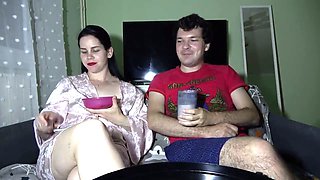 Giantess Anna gives heated blow job and humiliates her tiny guest