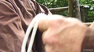 Monks In Bondage Action - Bdsm