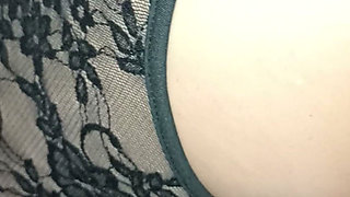 Jade in Lingerie in the Bathroom Sucks Me off and Finishes with Her Face Covered in Cum