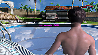 Liza Having Fun in Swimming Pool