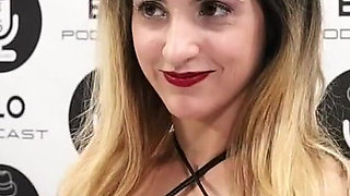 My First Interview on Elo Podcast and I Showed Them My Huge Tits