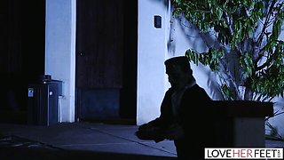 Rion King and Vina Sky's halloween trailer by Love Her Feet