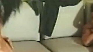Mature Swingers Go Wild in Balcony Group Orgy