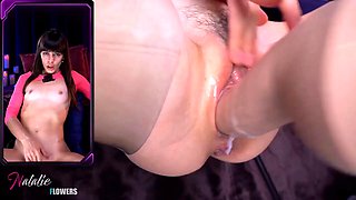 Sex Machine Destroying My Tight Pussy with Huge Dildo and get me REAL Squirting Orgasm