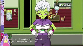 Dragon ball z sex, white hair, alien tits