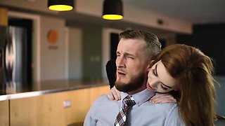 Fit Buxom Redhead Nala Brooks Sucks & Rides Brick Danger's Big Cock With Inimitable Passion