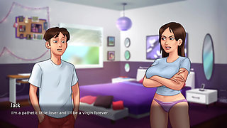 Jack gift dildo to Jenny (Summertime Saga)