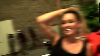 Mature ash-blonde milf with hefty fun bags is watched