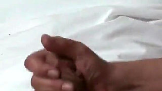 Thick Smoking Stepmama Gives Husband a Show Before She Fucks Him